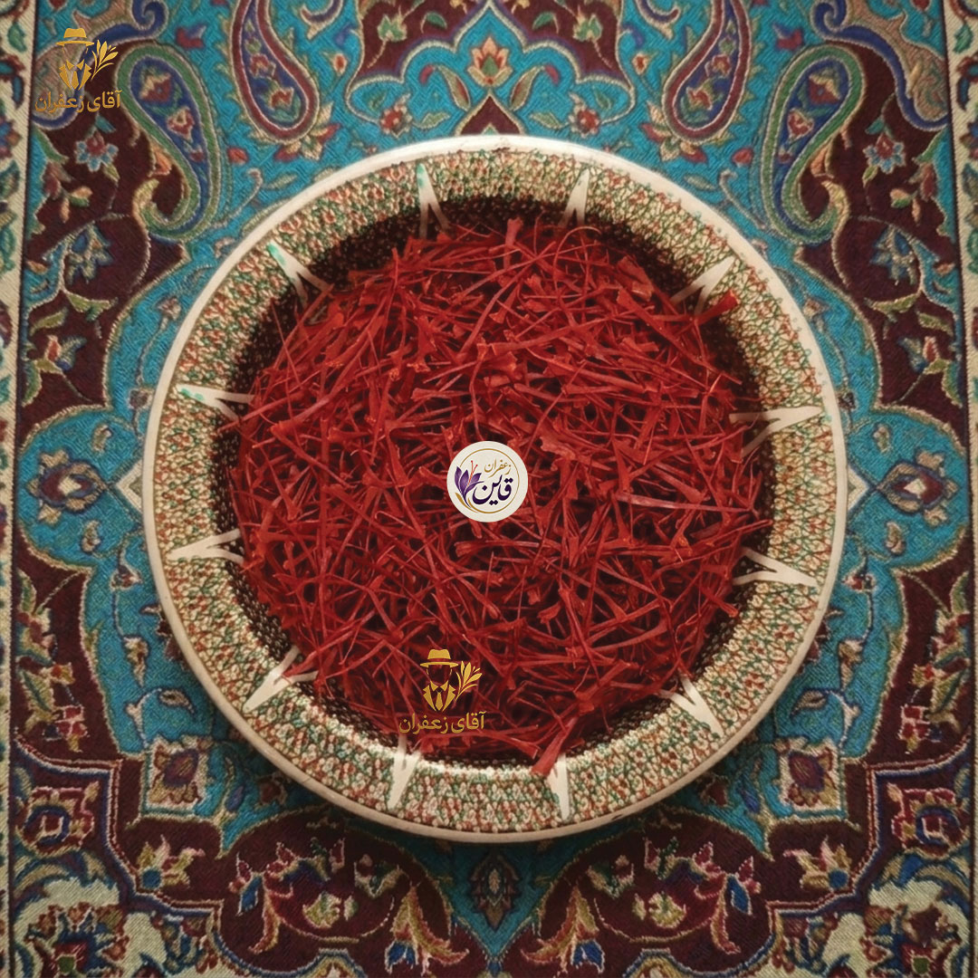 زعفران قائنات ظرف خاتم 3 گرم زعفران قاین