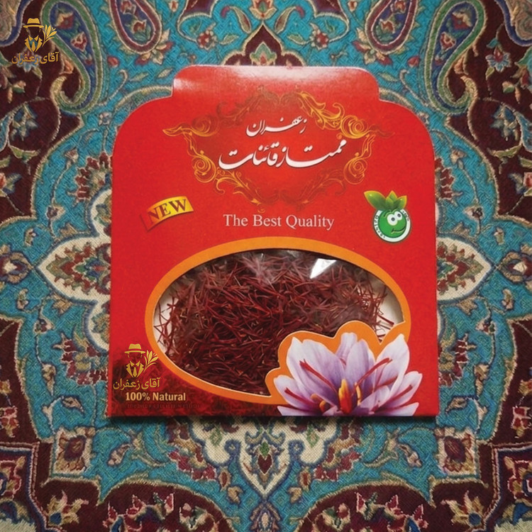 زعفران ممتاز قائنات 1 مثقالی پک 10 عدد - زعفران خانه برکت